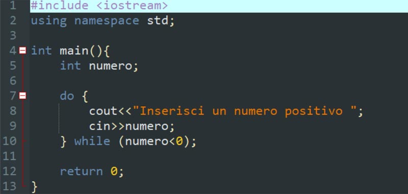 ciclo do-while in C++