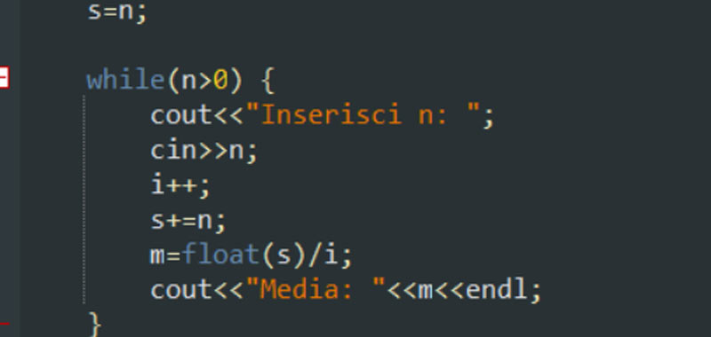 Esempi con while in C++