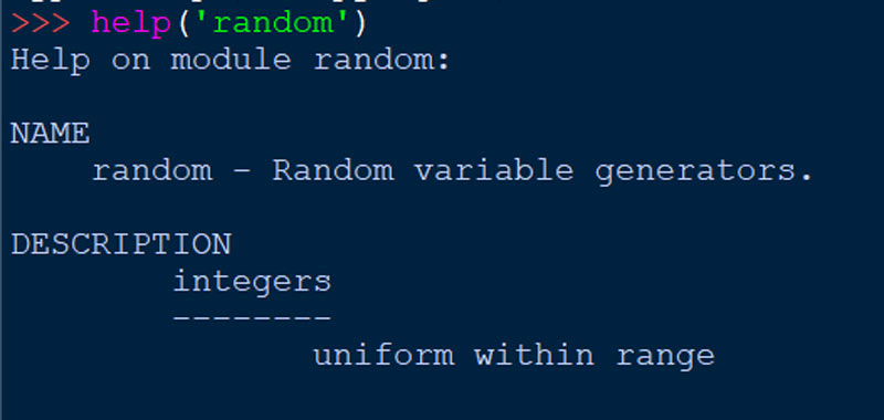 Numeri random in Python