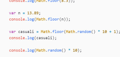 Math floor JavaScript, arrotondare numero per difetto