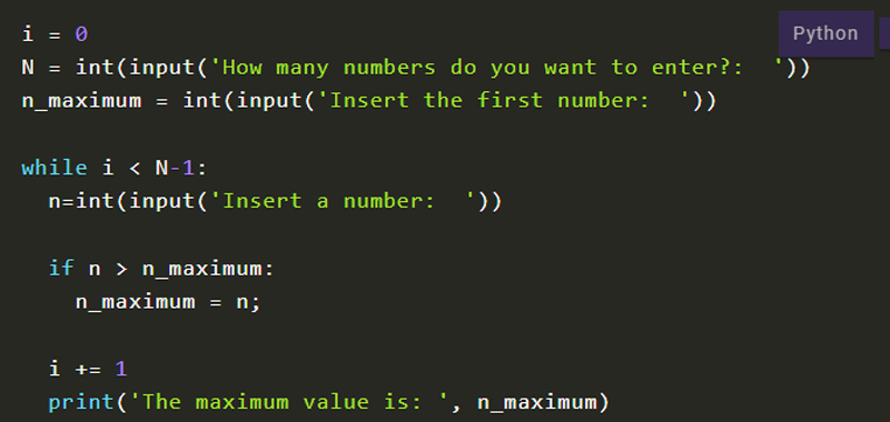 Maximum N numbers in Python
