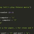 Chinese morra in Python