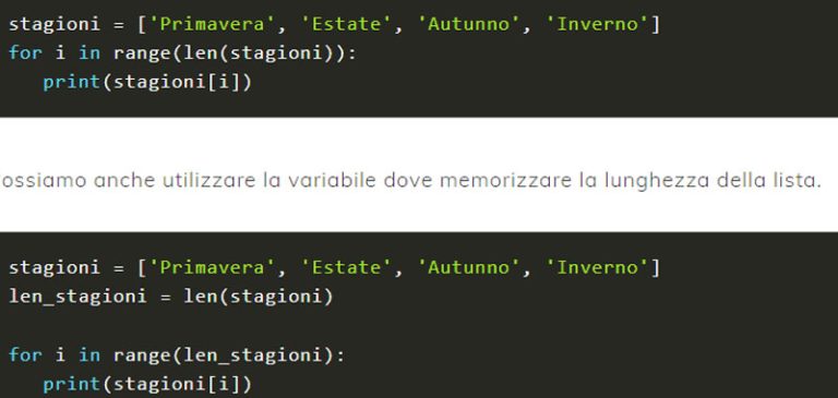 Len list Python, calcoloare la lunghezza lista Python