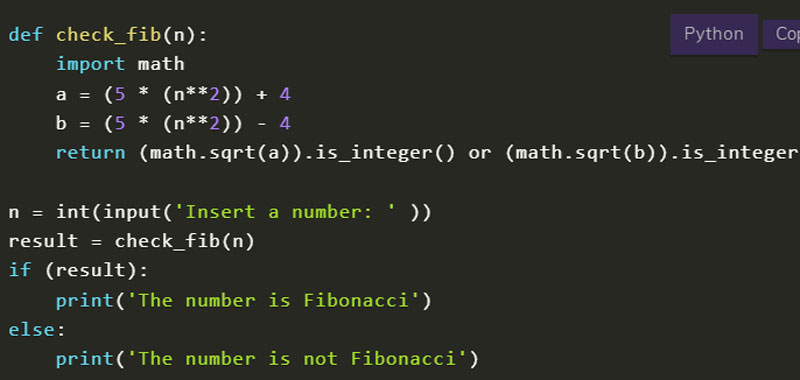 Python Fibonacci